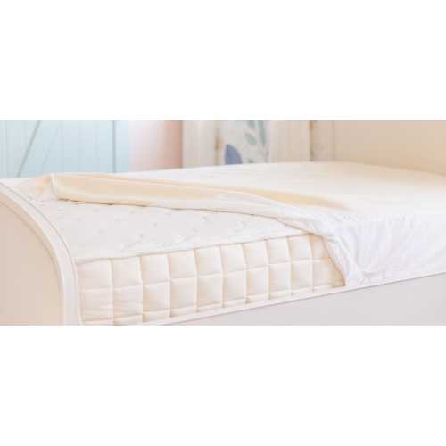 Breathable Crib Mattress Cover - Machine Washable Airflow Layer with Waterproof Backing and Snug, Secure Fit