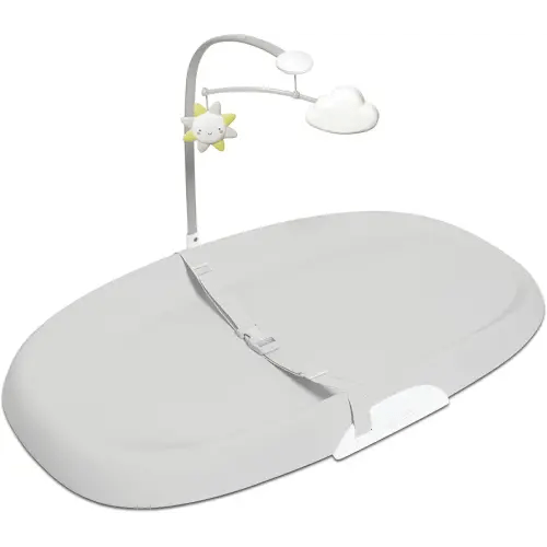 Skip Hop Baby Changing Pad Nursery Style Wipe-Clean Contoured with Cushioned Foam Grey