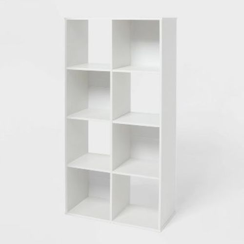 11" 8 Cube Book Shelf White - Brightroom™