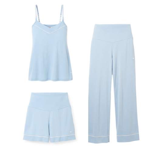The Basics Maternity Set in Periwinkle