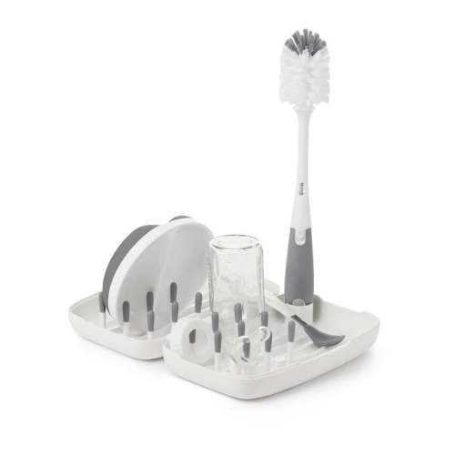 On-The-Go Drying Rack with Bottle Brush