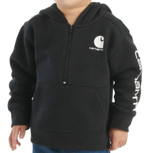 Carhartt Boys' Long-Sleeve 1/2-Zip Hoodie, CA6579-K01