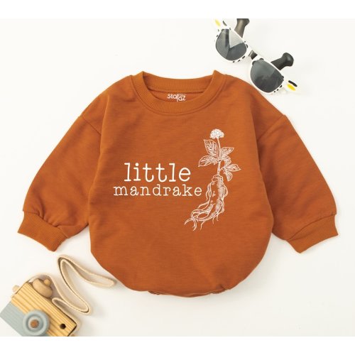 Little Mandrake Baby Romper, Wizard Bodysuit, Magic Baby, Cute Baby Bodysuit, Pregnancy Reveal, Newborn, Baby Shower Gift, Potterhead Gift - Etsy