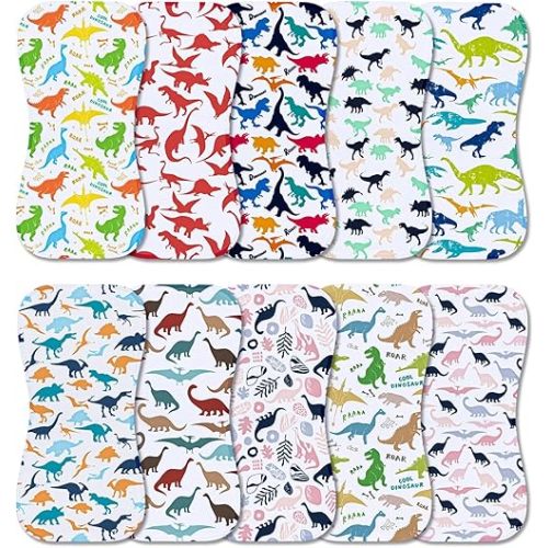 10-Pack Burp Cloths for Baby Boys and Girls - Organic Baby Burp Cloth,Baby Washcloths, Burp Rags, Large Neutral Burp Clothes for Newborn