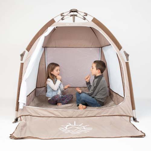 Go With Me® Villa Portable Tent/Playard-Sandstone – Baby Delight