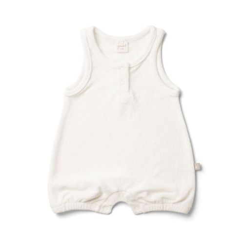Goumikids Viscose + Organic Cotton Terry Romper