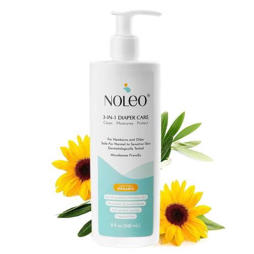 NOLEO 3-IN-1 Organic Diaper Rash Cream - EWG Verified