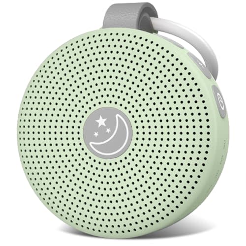 Portable Sound Machine Mini White Noise Machine Baby Shushing Brown Noise Machine with 30 Soothing Sounds for Kids Adults Dogs Auto-Off Timer 32 Volume Levels Sleep Machine for Home Office Privacy