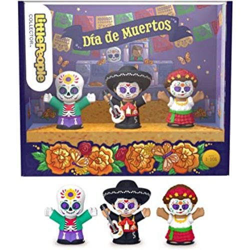 Little People Collector Día de Muertos Special Edition Set in a Display Gift Package for Adults & Kids, 3 Figures