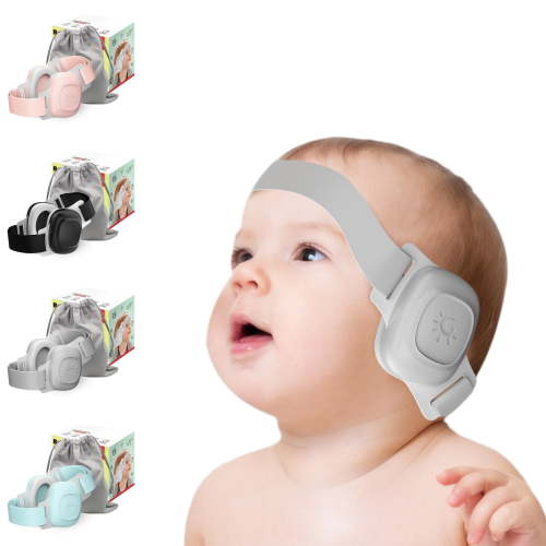 Eurhowing Baby Earmuffs for Hearing Protection, Noise Cancelling Ear Muffs, Adjustable Headband Ear Defenders for Sleep, Travel, Sports Events, Grey