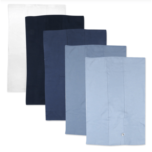 5-Pack Organic Cotton Knit Tri-fold Burp Cloths | Honest Baby Clothing