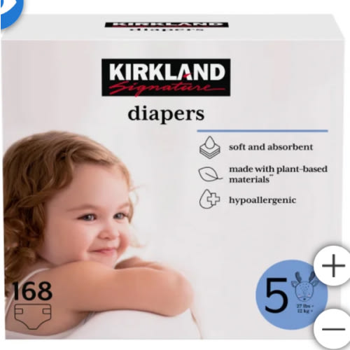Kirkland Signature Diapers Sizes 5