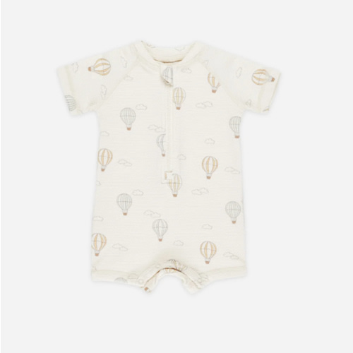 Zip Rashguard One-Piece || Hot Air Balloons – Quincy Mae