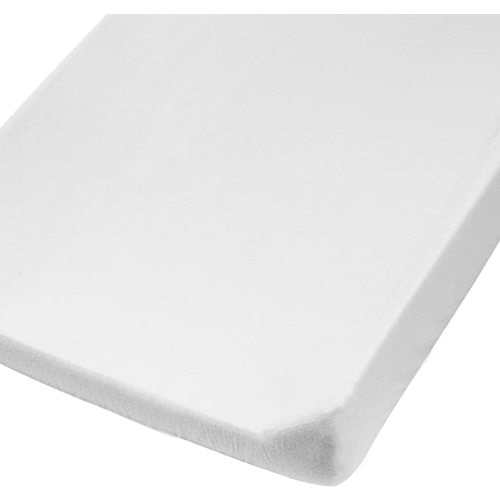 HonestBaby Baby Organic Cotton Changing Pad Covers (Set of Two) - One Size - Bright White
