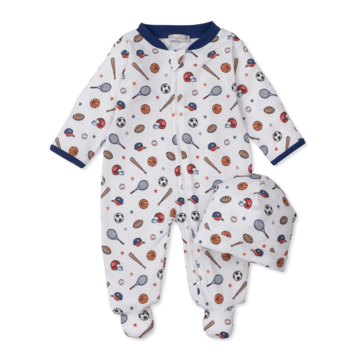 Sports Stuff Zip Footie & Hat Set