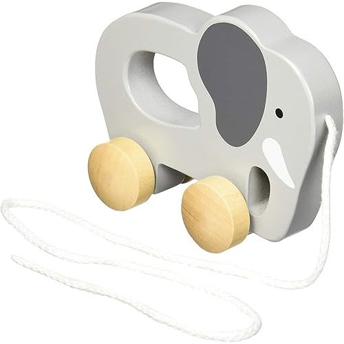Hape Elephant Wooden Push and Pull Toddler Toy