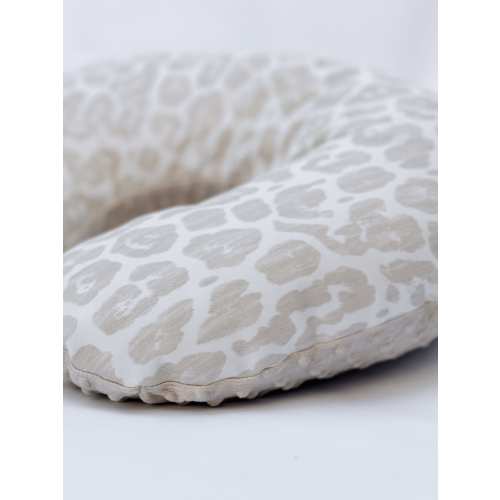 Neutral Leopard Nursing Pillow Cover