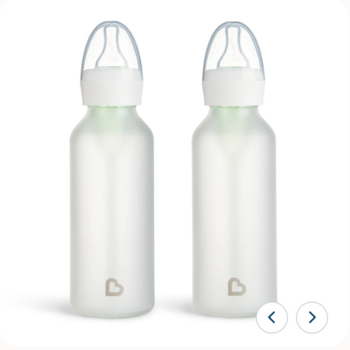 Bond® Silicone Glass Bottle 8oz, 2pk | Munchkin