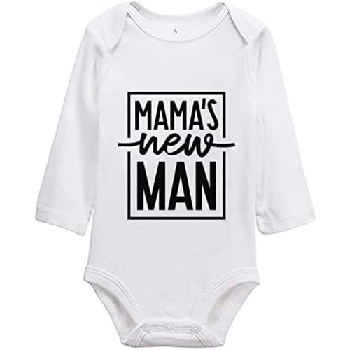 listery Mamas Boy Baby Clothes Newborn Mama'S Boy Baby Bodysuit Mommys Boy Infant Mama Boy Baby Bodysuit
