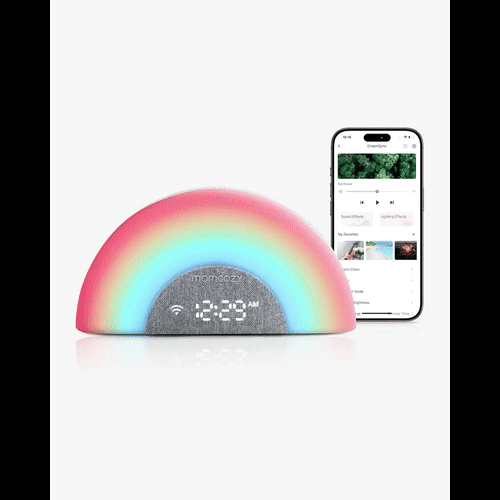 Smart Baby Sound Machine - Rainbow Light & App Control