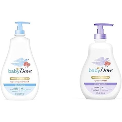 Baby Dove Tip to Toe Body Wash and Shampoo and Calming Nights Body Wash and Shampoo