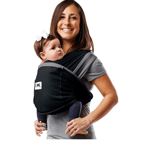Baby K'tan Active Oasis Baby Carrier | Black-Grey