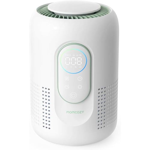Amazon.com: Momcozy Air Purifier, Baby Air Purifier for Bedroom Home Nursery, 4-in-1 HEPA Filter Purifier for Bedroom with 4 Fan Speeds, 21 dB Sleep Mode, Dimmable Night Light, Small Purifier for Home Pets & Baby: Home & Kitchen