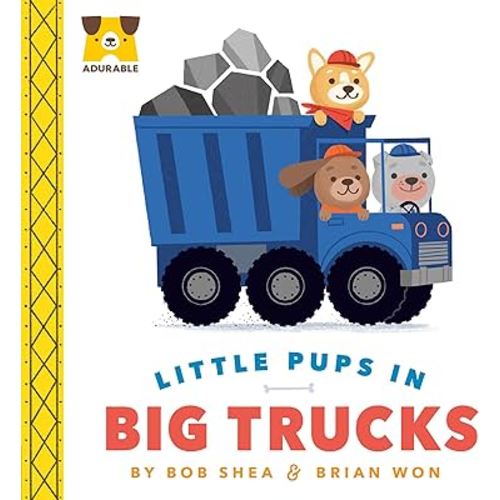 Adurable: Little Pups in Big Trucks