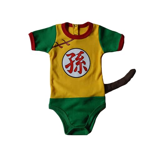 Anime Baby Clothes, Infant Romper Cosplay Cartoon Outfit, 3 Months