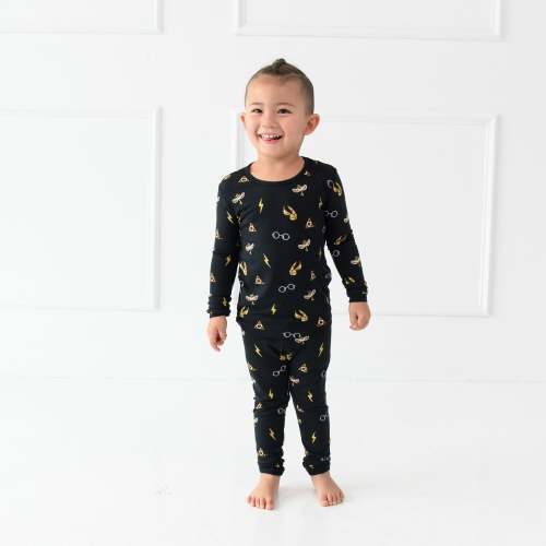 Long Sleeve Pajamas in Midnight Icon Harry Potter
