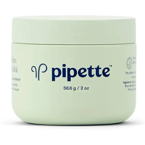 Pipette Baby Balm - Protects, Hydrates & Nourishes Sensitive Skin - Baby Essentials for Newborn with Renewable Plant-Derived Squalane, 2 oz