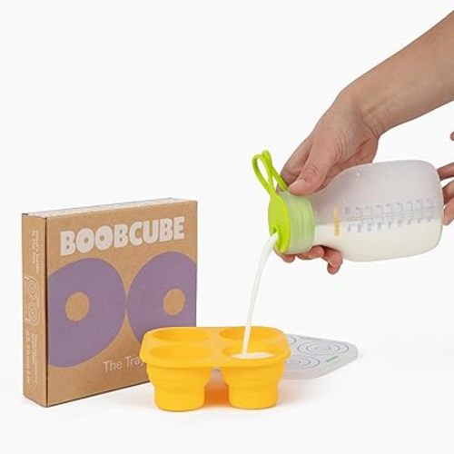 Breastmilk Freezer Tray – Reusable Silicone Tray with 0.5oz, 1oz & 2oz Portions – BPA-Free, Stackable, Sustainable Storage for Breastmilk & Baby Food