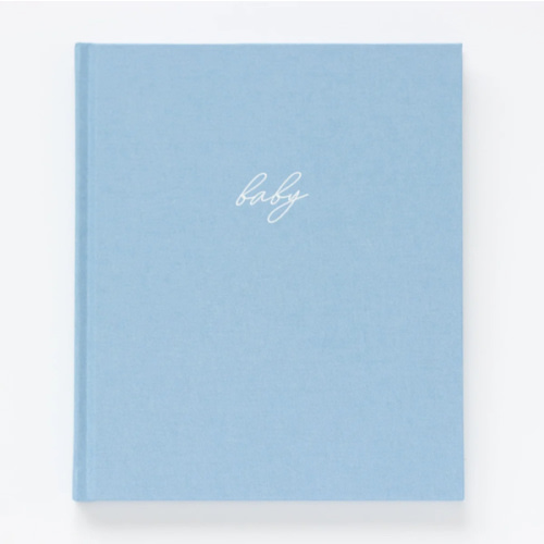Linen Baby Book