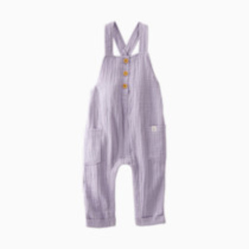 Carter's Little Planet Organic Cotton Gauze Overalls in Blue Creek - Purple, 0-3 M