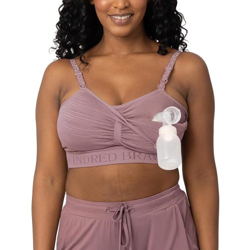 Kindred Bravely Sublime Hands Free Pumping Bra | Patented All-in-One Pumping & Nursing Bra with EasyClip