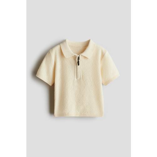 HALF-ZIP POLO SHIRT