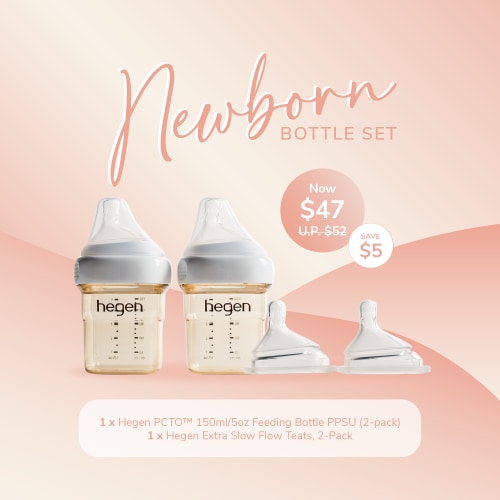 Hegen Newborn Bottle Set (suitable for 0 to 3 months)