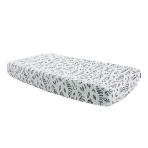 Bebe Au Lait Muslin Changing Pad Cover - Leaves