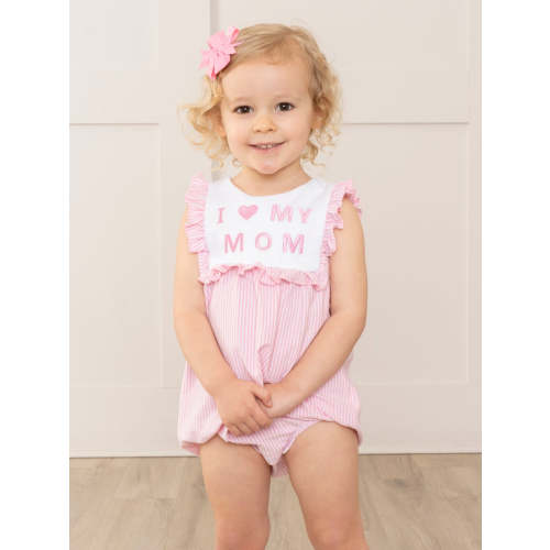 6-12 mo Pink Mom Love Bubble