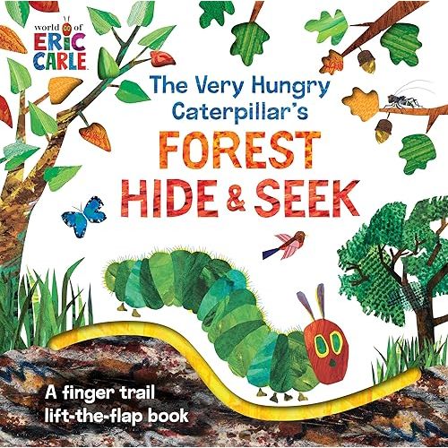 The Very Hungry Caterpillar's Forest Hide & Seek: A Finger Trail Lift-the-Flap Book (The World of Eric Carle) Board book – Lift the flap, July 6, 2021
