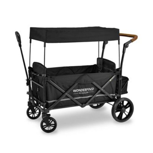 WONDERFOLD X2 Push and Pull Wagon Stroller - Black
