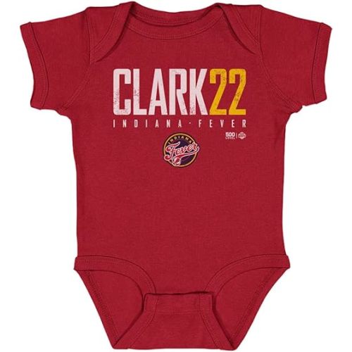 500 LEVEL Caitlin Clark Indiana Fever One-Piece Infant Bodysuit - Caitlin Clark Indiana Fever Elite
