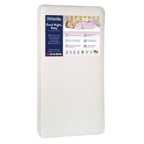 Kolcraft Good Night Baby Crib And Toddler Mattress