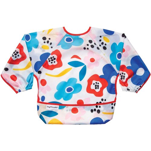 Tiny Twinkle Mess-Proof Full Sleeved Bib - Tug-Proof Closure, Waterproof Baby Toddler Bib - 6-24 Months