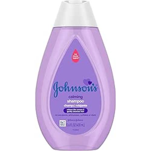 Johnson's Baby Calming Baby Shampoo with Soothing NaturalCalm Scent, Clear, 13.6 Fl Oz (Pack of 3)