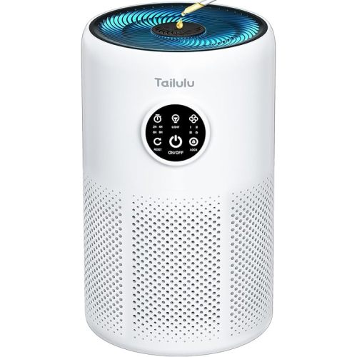 Air Purifiers for Home Up to 1360 Ft², Tailulu HEPA Air Purifiers for Bedroom Large Room with Washable Filter for Pet Dander Smoke Odor Dust Pollen with Timer Fragrance Sponge Sleep Mode