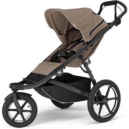 Thule Urban Glide 3 Single Child All-Terrain Stroller, Full-Suspension System, Air-Filled Tires, Upright seat with Adjustable Recline and Built-in legrest