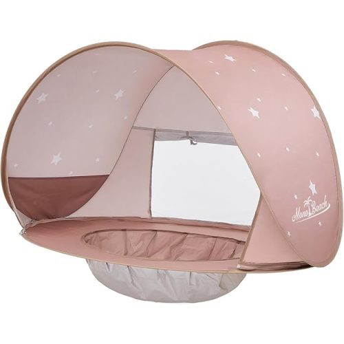 Monobeach Baby Beach Tent Pop Up Portable Shade Pool UV Protection Sun Shelter for Infant