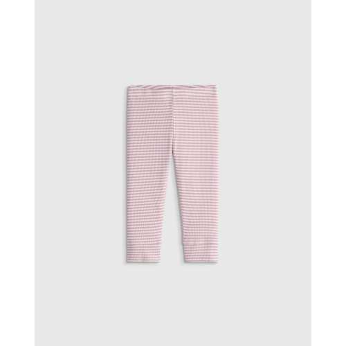 Softest Rib Leggings  in Lilac Stripe