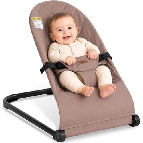 Baby Bouncer Seat, Bouncy Chair, 3-Point Harness, 0-6 Months